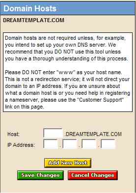 Create Nameservers