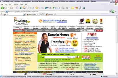 my godaddy account